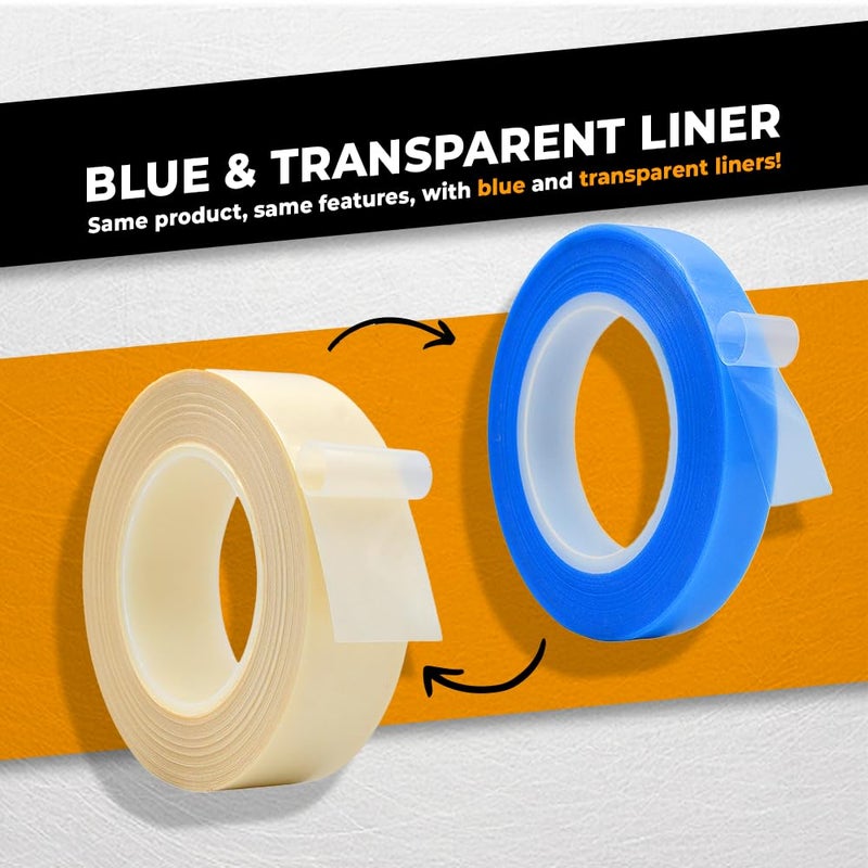 WOD Tape شريط لاصق شفاف من بولي إيثيلين UHMW WOD SPT7A، 3/4 بوصة × 36 ياردة. لاصق قوي - مثالي لتقليل الصرير، الأدراج، والمحامل. - Image 5